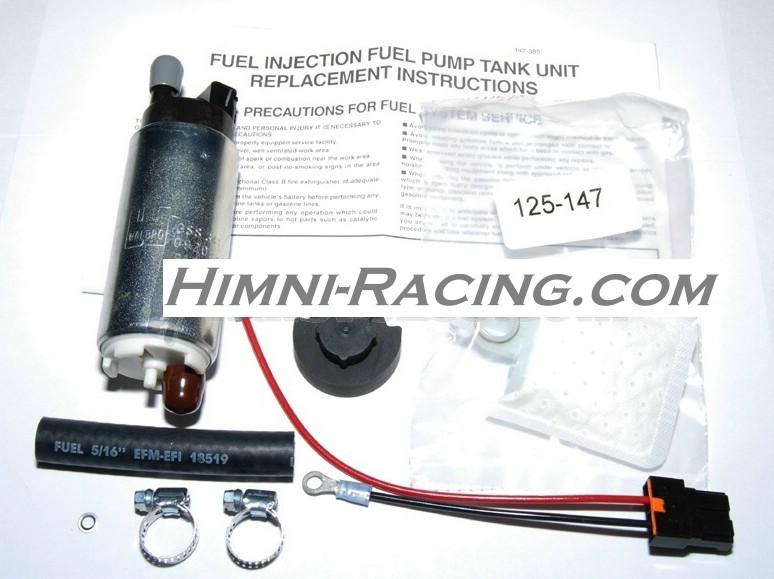 Walbro 255 LPH Fuel Pump Kit: 86-88 Mazda RX-7 S4 FC